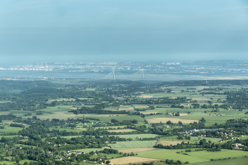 Le Pont de Normandie et Le Havre